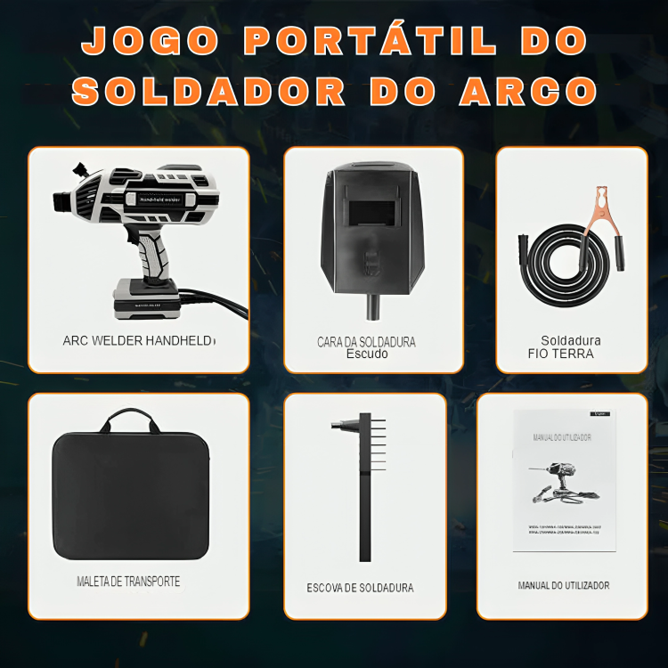 SparkPro™ – Soldador Profissional Portátil 5 em 1